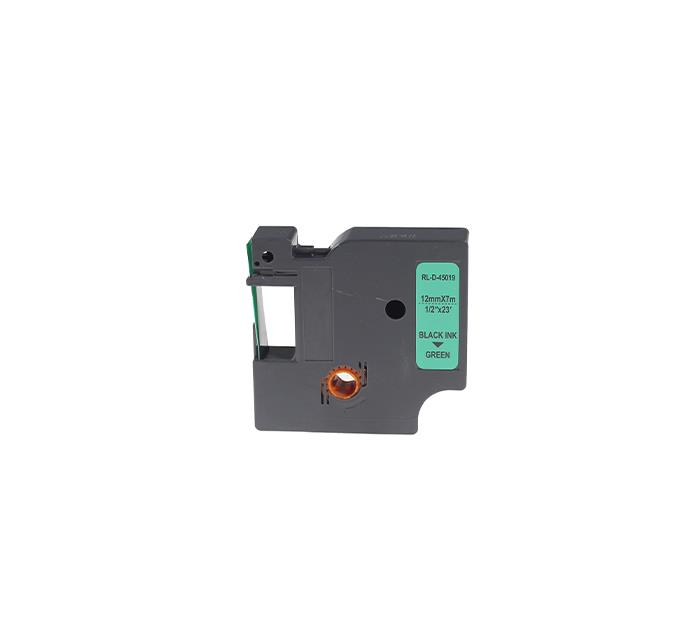 PRINTPEN DYMO D1 45019 YESIL ETIKETE SIYAH (12mm x 7m)