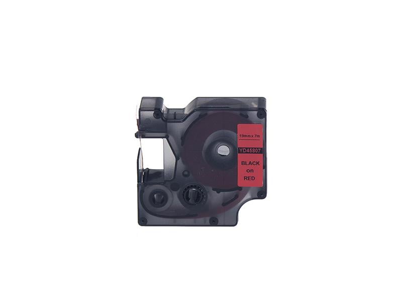 PRINTPEN DYMO D1 45807 KIRMIZI ETIKETE SIYAH (19mm x 7m)