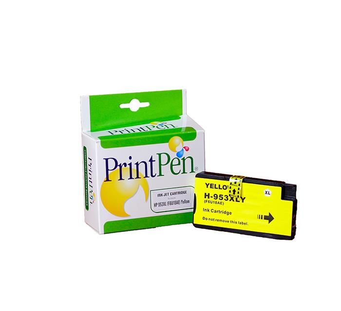 PRINTPEN HP 953XL (F6U18AE) Yellow New Firmware Yüksek Kapasite (27,0ml.)