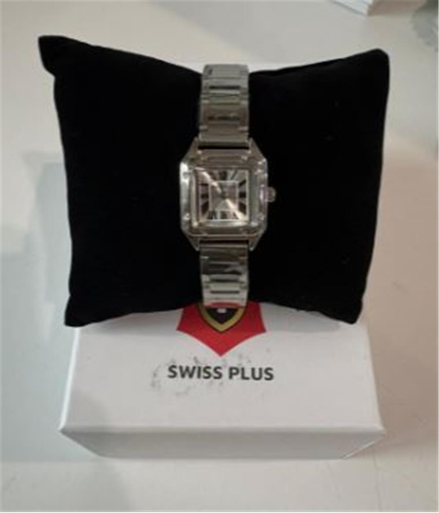 Swiss Plus Woman Watch Model-4 ST6162AF Silver