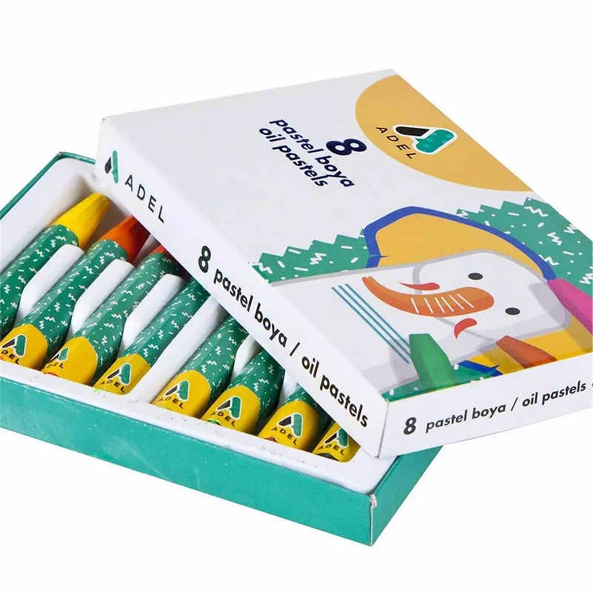 Adel 4280817002 Pastel Boya 8 Renk 