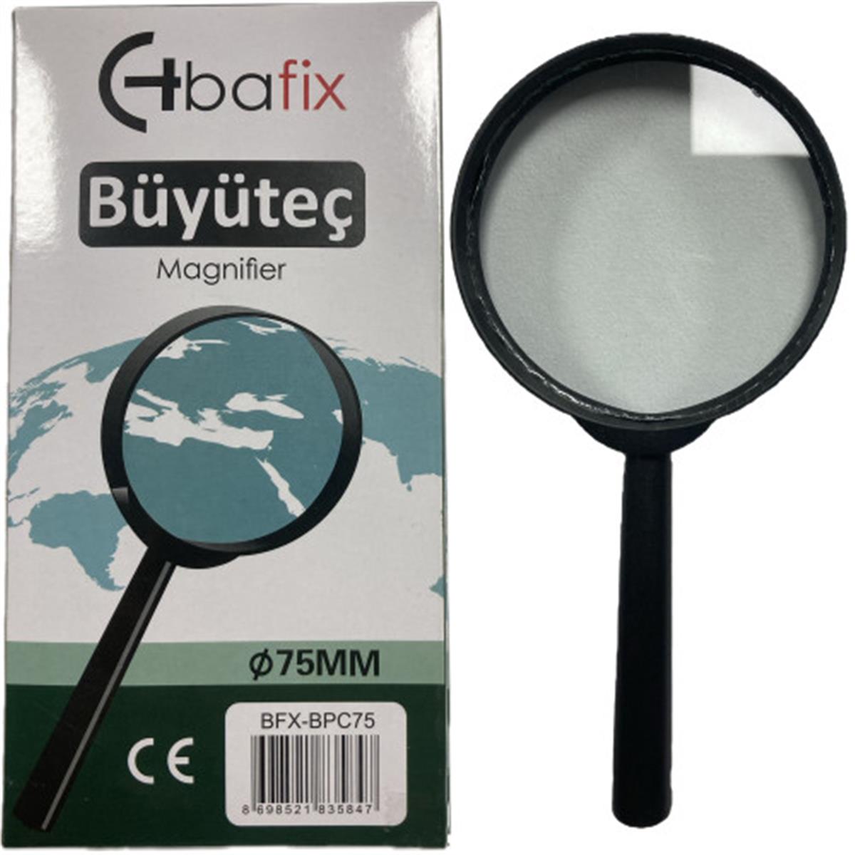 Bafix Büyüteç Plastik Çerçeveli 75Mm Bfx-bpc75