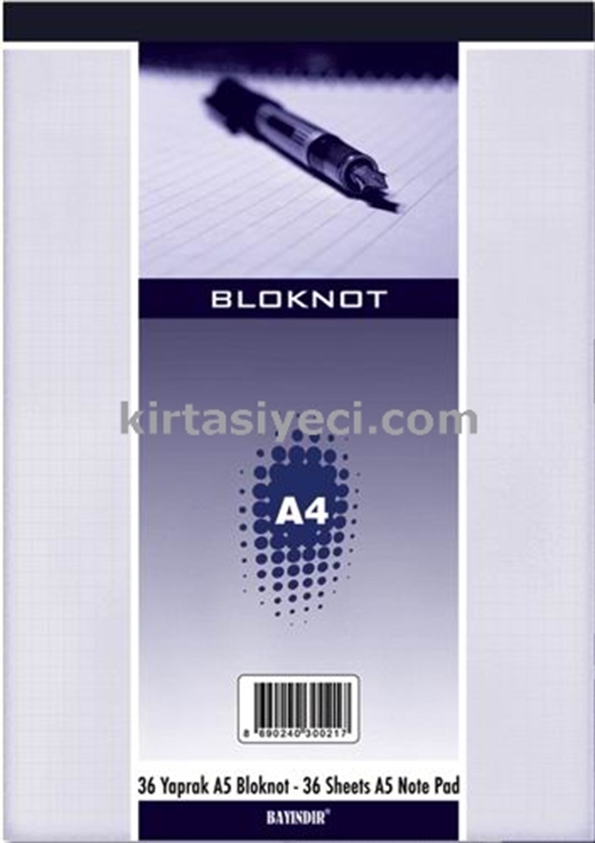 Bayindir Bbn0101 A4 Bloknot Çizgili 36 Yaprak 1.Hamur 70Gr 