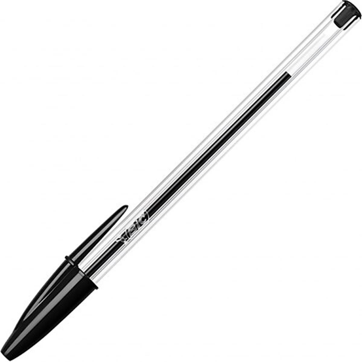 Bic 847897 Cristal Medium Tükenmez Kalem 1.0Mm 50Li Kutu Siyah