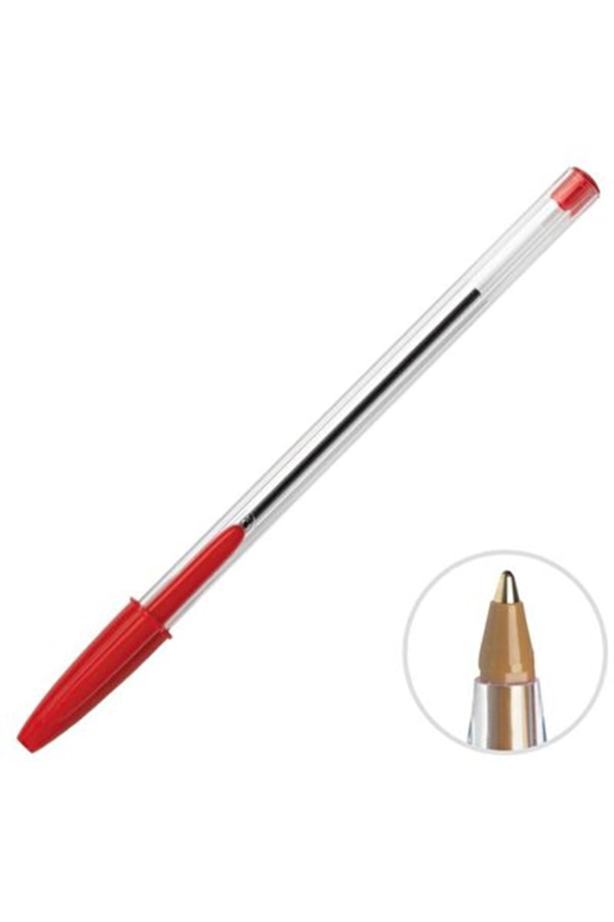 Bic 847899 Cristal Medium Tükenmez Kalem 1.0Mm Kirmizi Adet