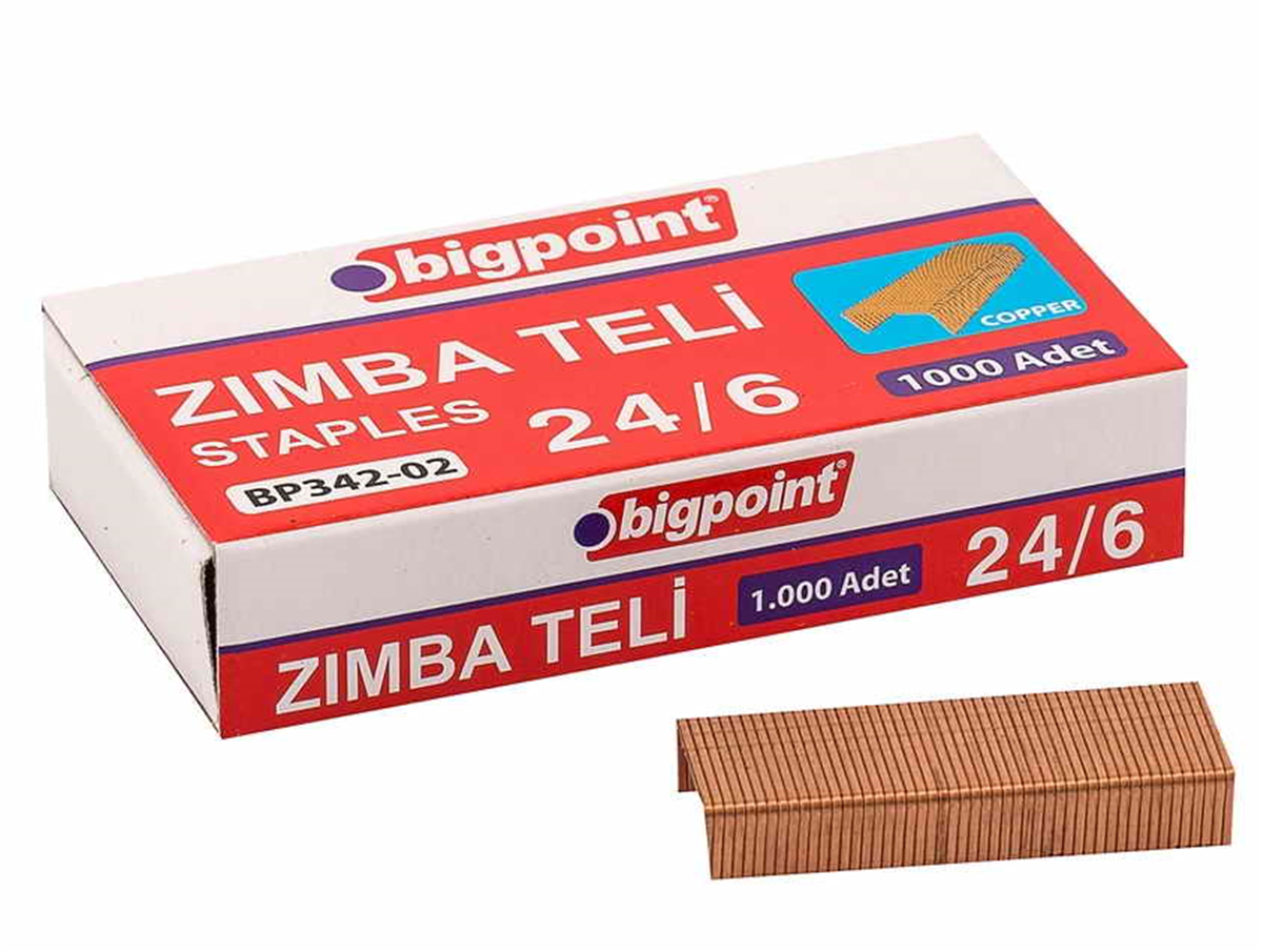 Bigpoint BP342-02 Zımba Teli No:24/6 Sarı
