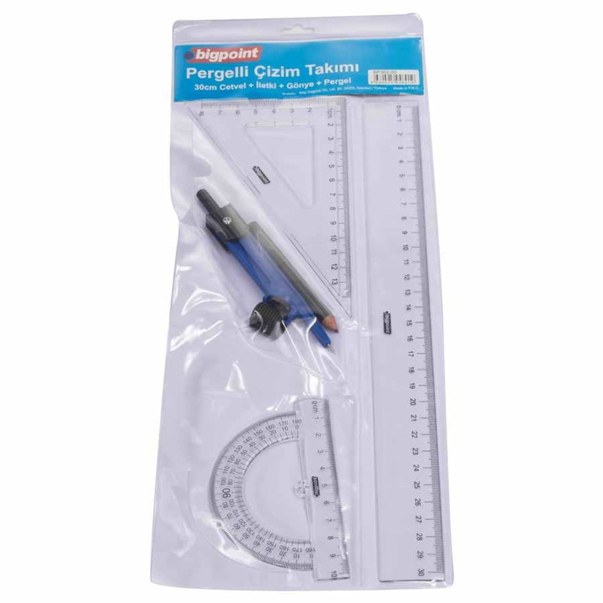 Bigpoint Bp362 Pergelli Çizim Seti 30Cm.