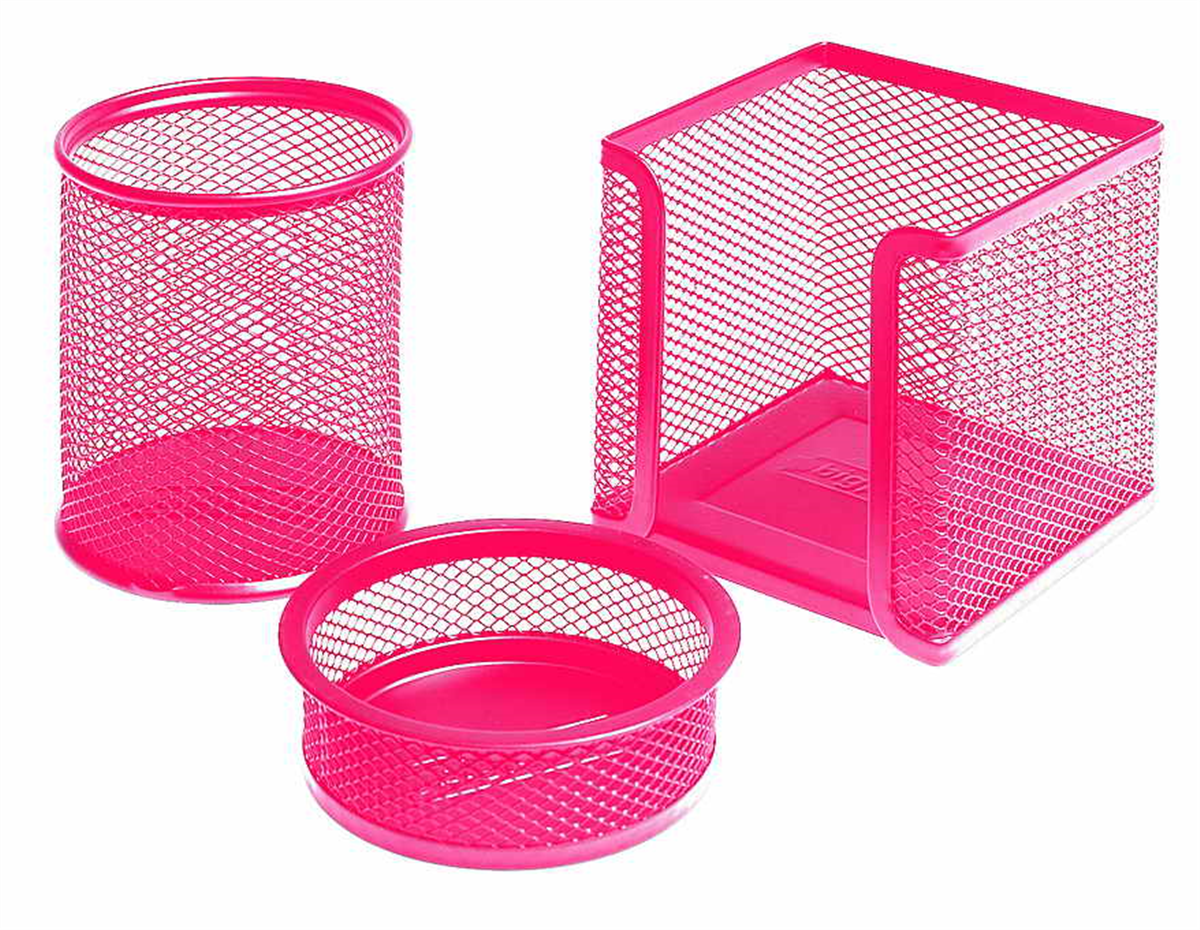 Bigpoint Bp403-22 Metal Perfore 3Lü Set Pembe