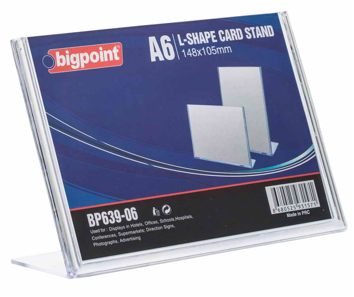 Bigpoint BP639-06 Kart Standı Yatay A6