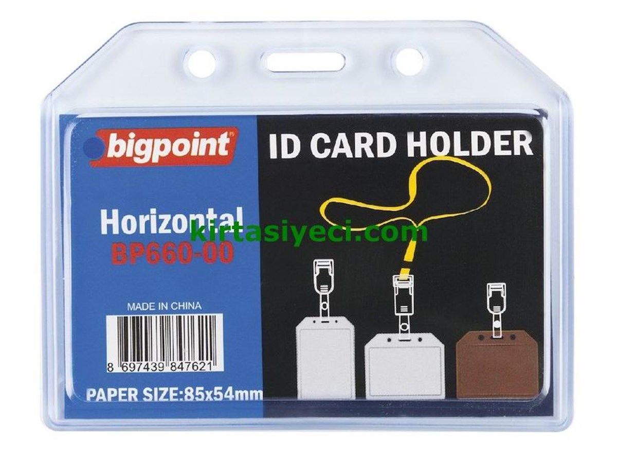 Bigpoint Bp660 Kart Kabi Soft Yatay Seffaf 85X45Mm 5Li 