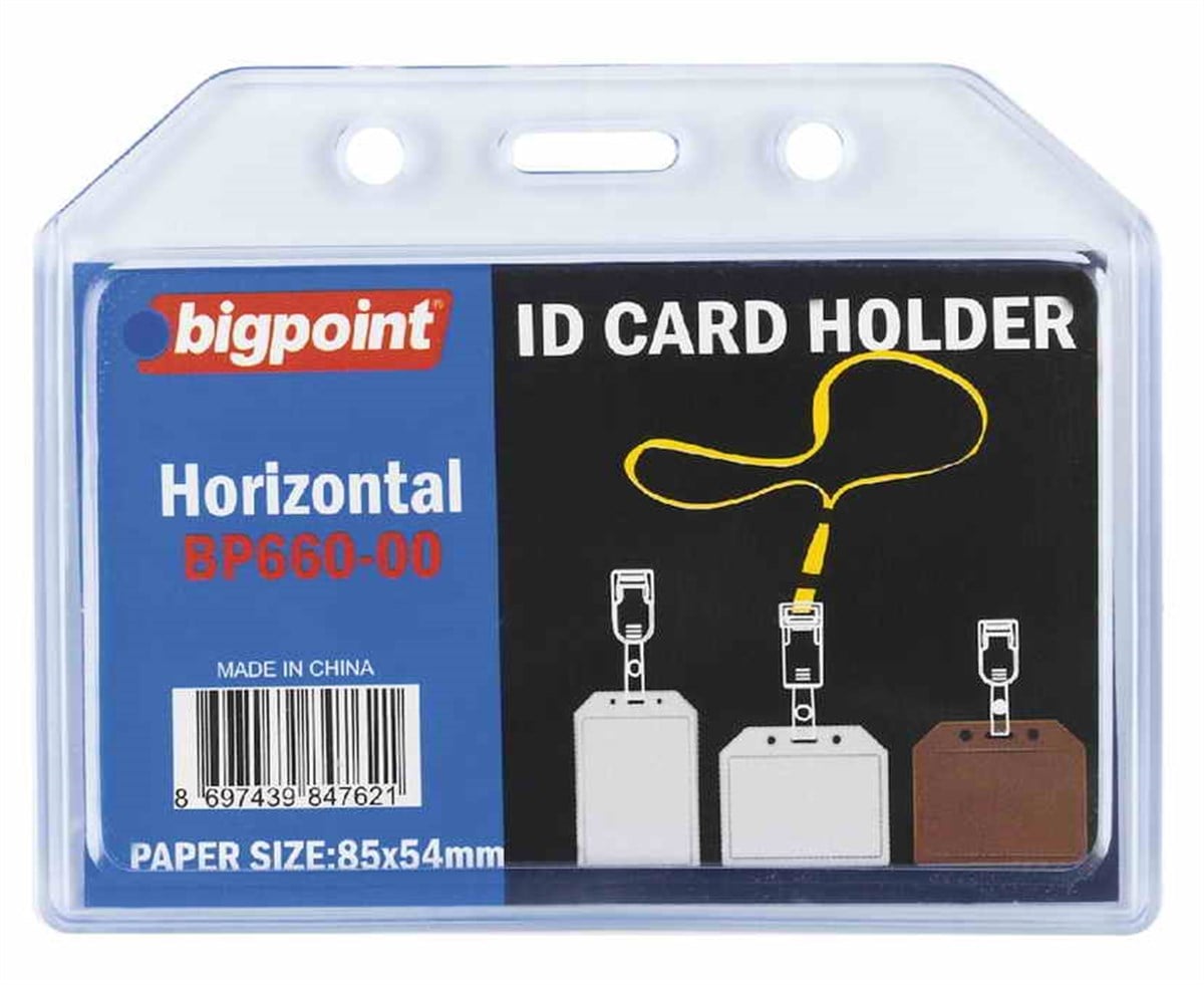 Bigpoint Bp660 Kart Kabi Soft Yatay Seffaf 85X45 Adet