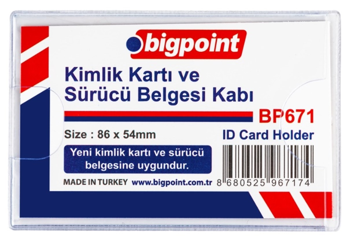 Bigpoint Bp671 Kimlik Sürücü Kart Kabi Adet