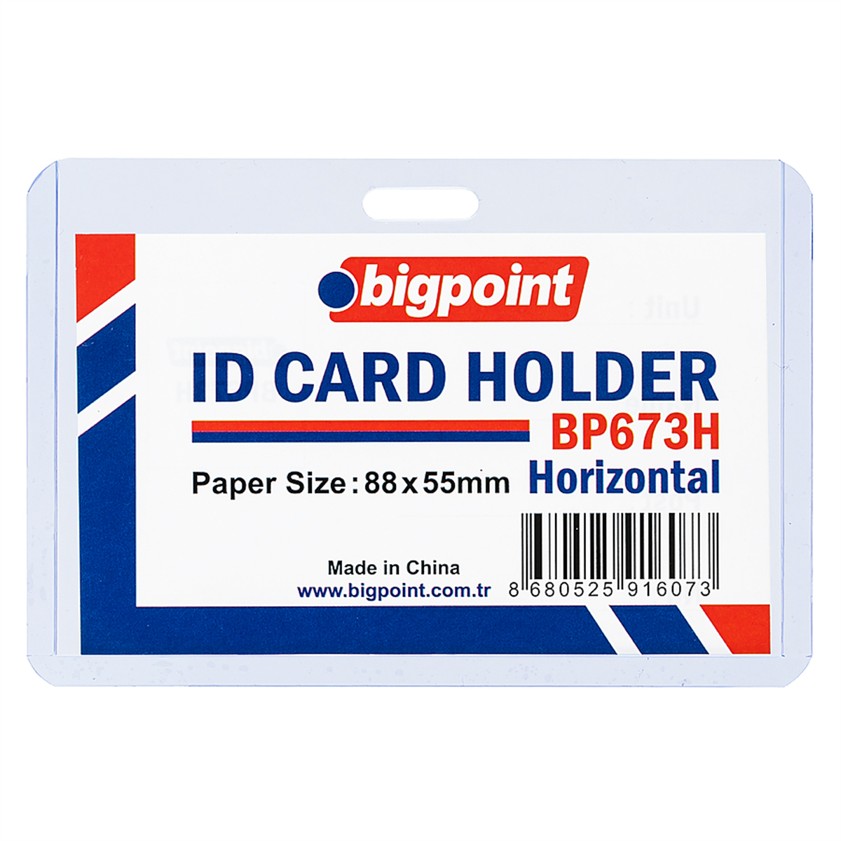 Bigpoint Bp673 Kart Koruyucu Yatay Seffaf 88X55Mm