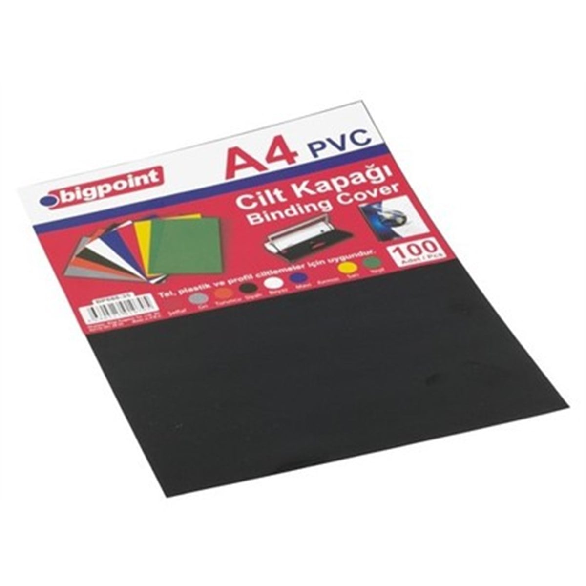 Bigpoint Bp688-95 Cilt Kapagi A4 Opak Siyah 100Lü Paket