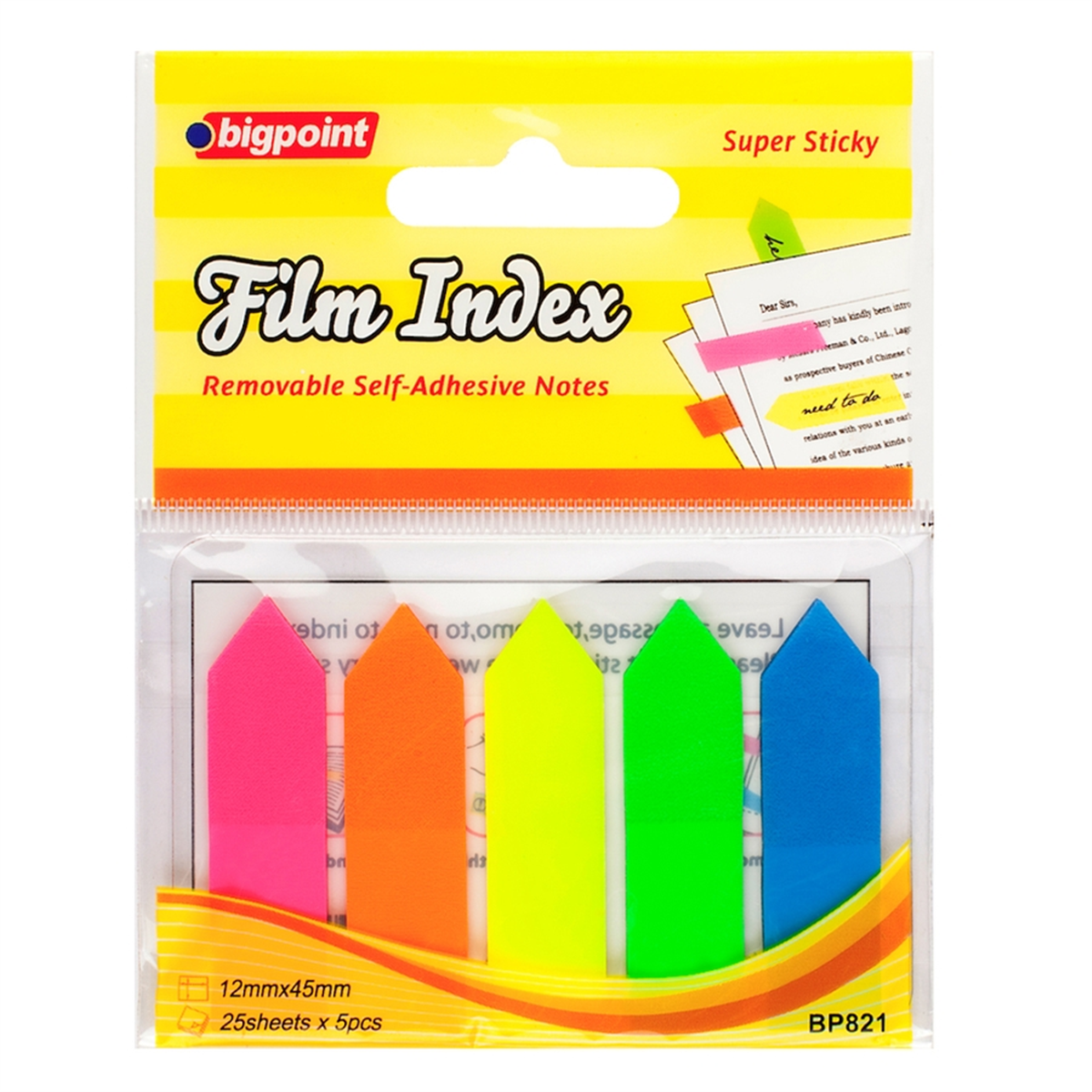 Bigpoint Bp821 Yapiskanli Film Index Ok 5 Renk