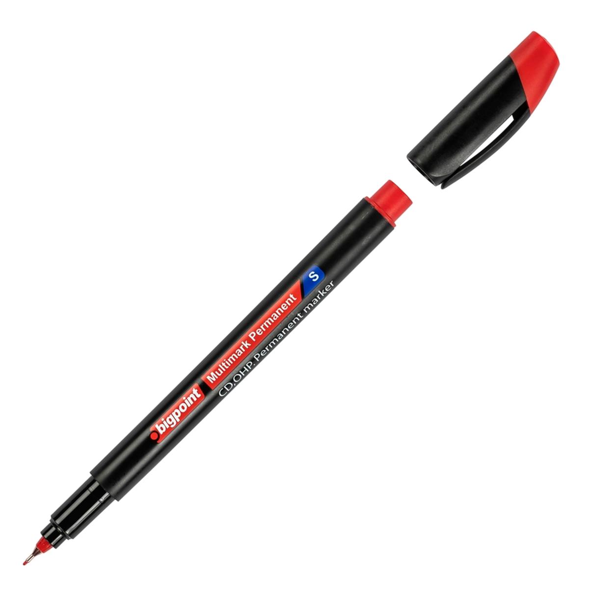 Bigpoint BP917-25 OHP Permanent (Asetat) Kalem S Kırmızı