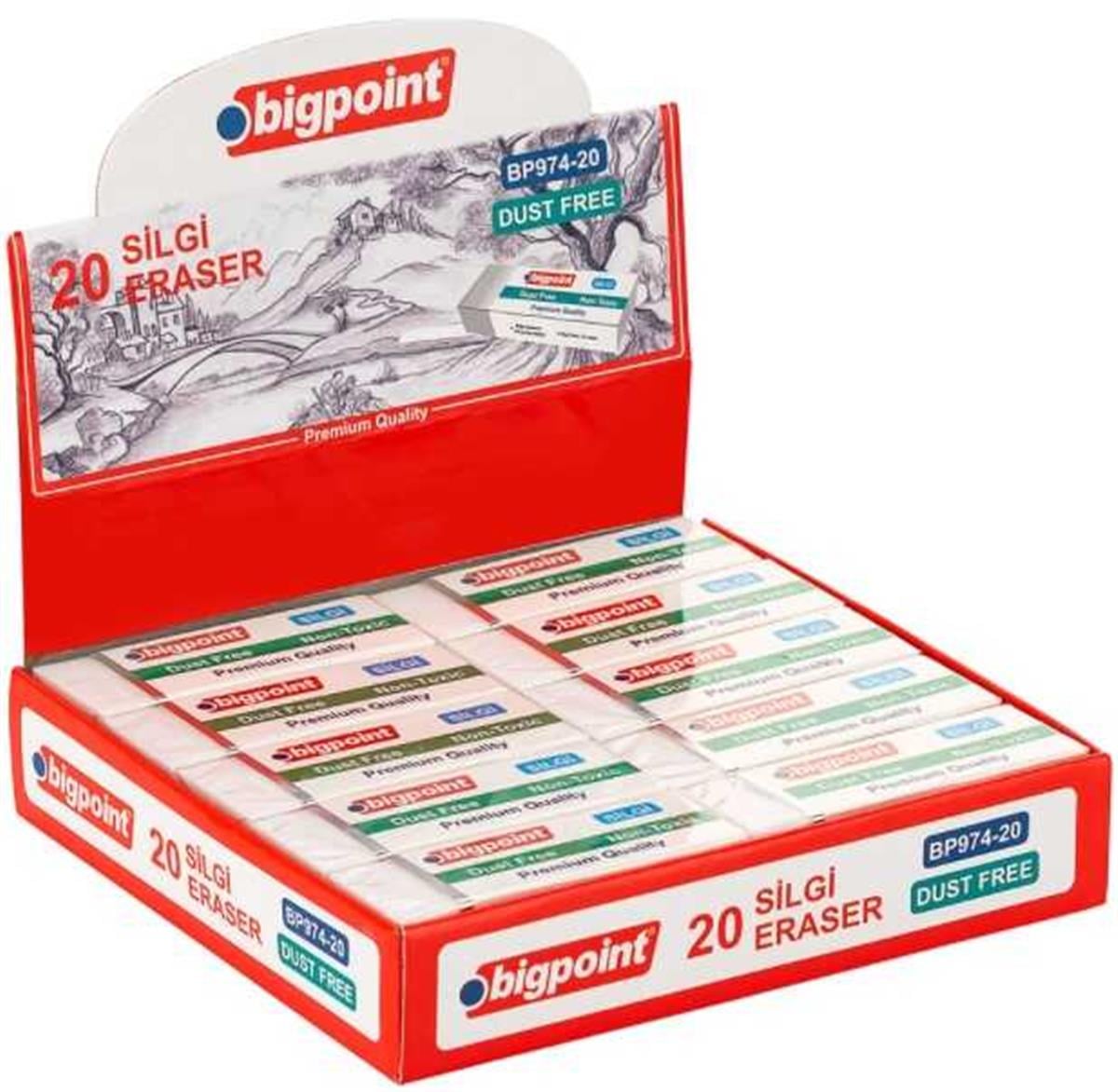 Bigpoint BP974-20 Dust-Free Silgi Beyaz Büyük Boy