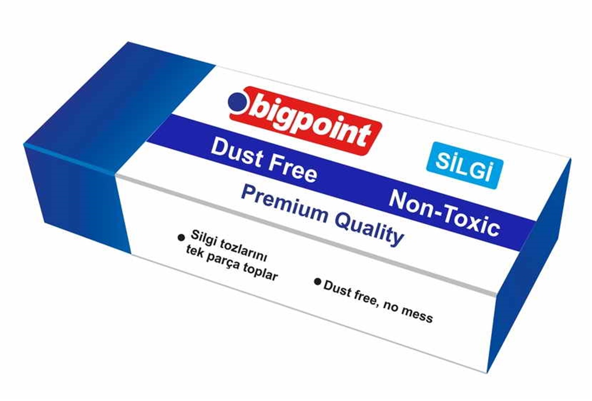 Bigpoint Bp976-24 Dust-Free Sinav Silgisi Mavi Adet