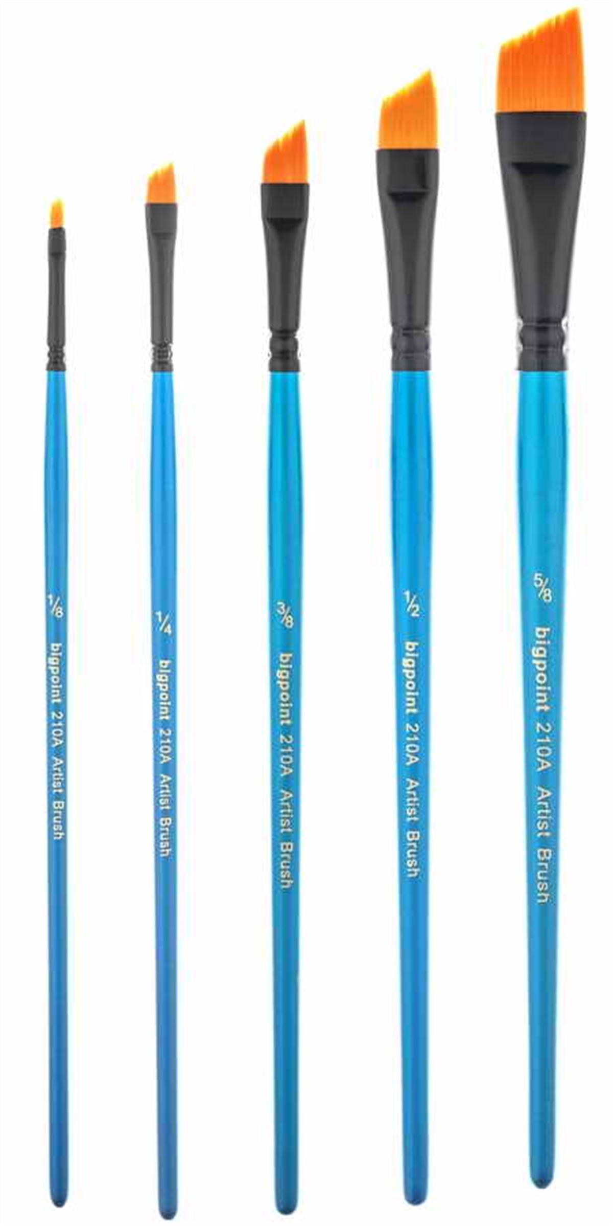 Bigpoint Bpf210a-1/4 210A Serisi Sentetik Kıl Yan Kesik Fırça No: 1/4