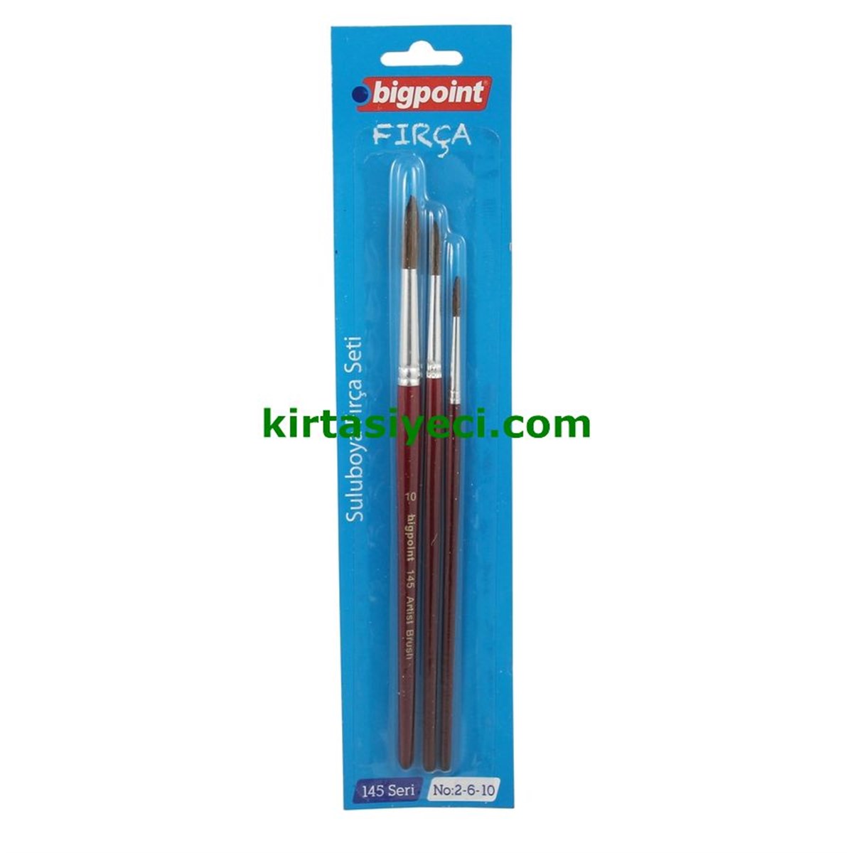 Bigpoint Bpfs145/2-6-10 3Lü Yuvarlak Firça Seti