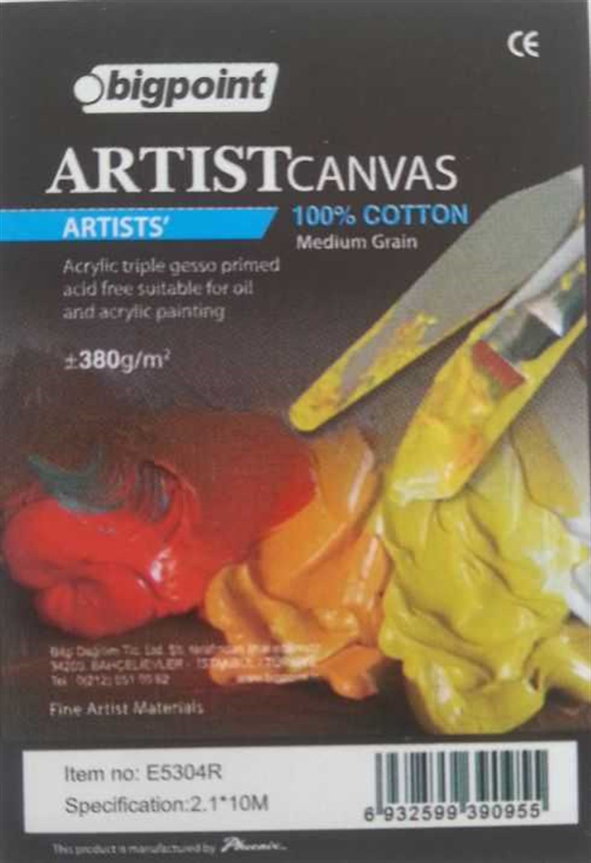 Bigpoint Bppe5304-3550 ArtistS Tuval 35X50 380Gr 