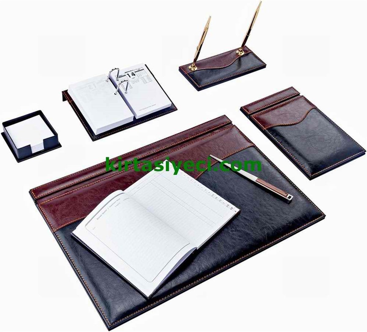 Brons Br-0720 Sümen Takimi 2 Renkli 7 Parça Bordo-Siyah