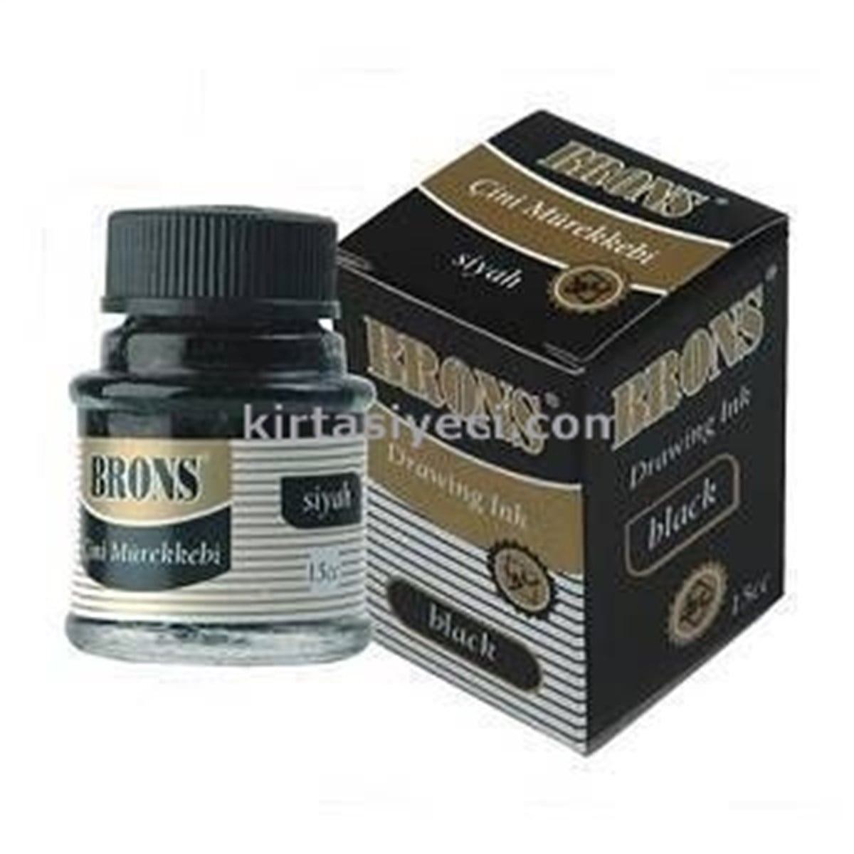 Brons Br-317 Çini Mürekkebi Siyah 20Cc