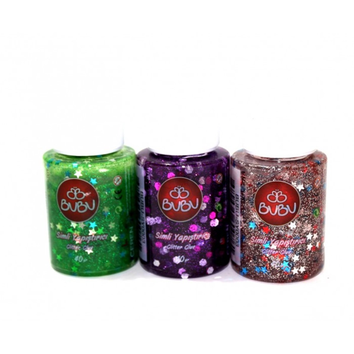 Bu-Bu Sy0003 Simli Yapistirici 40Gr 6 Renk  