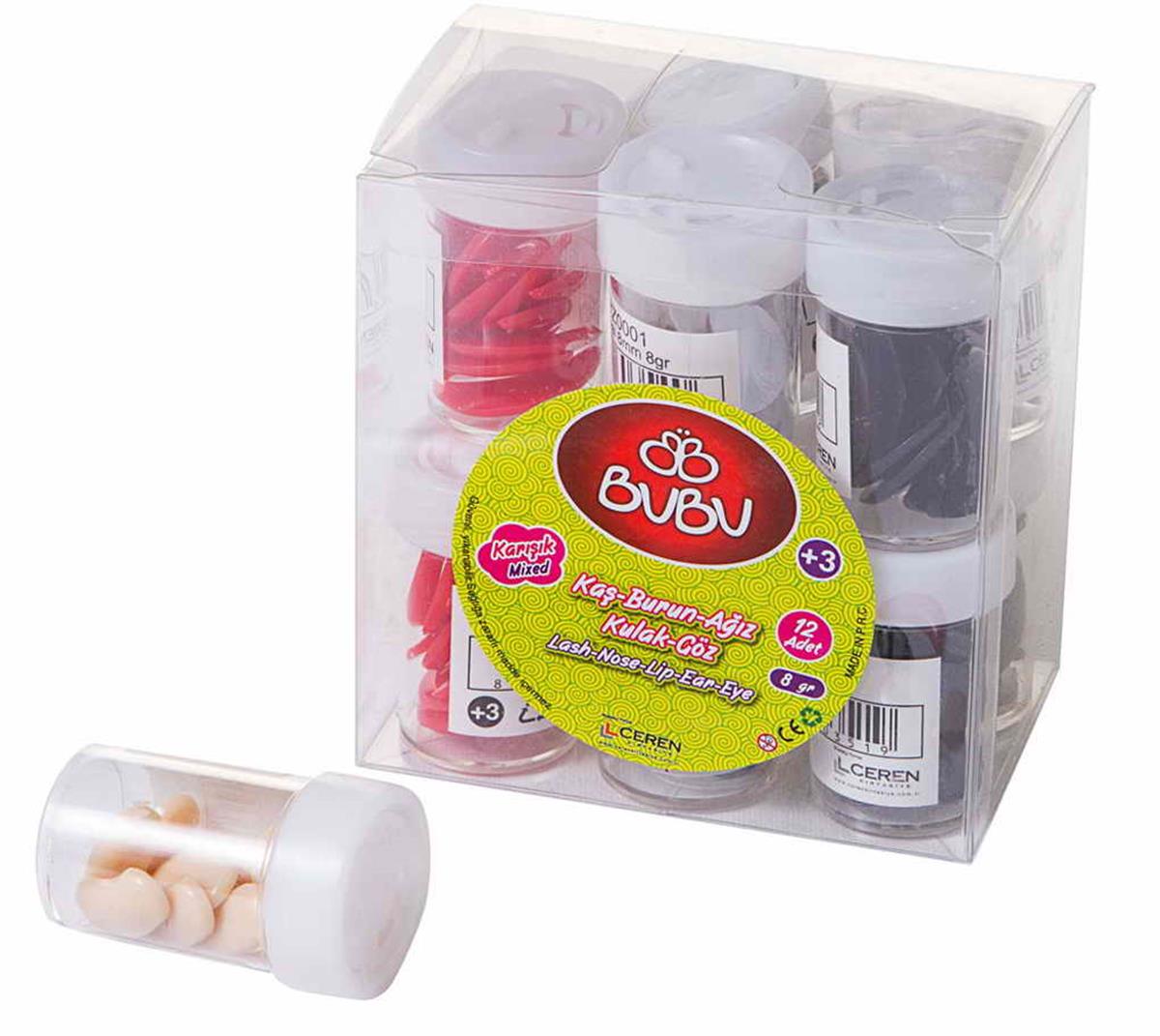 Bu-Bu Yz0001 Oynar Göz Siyah 10x15Mm 8 GR