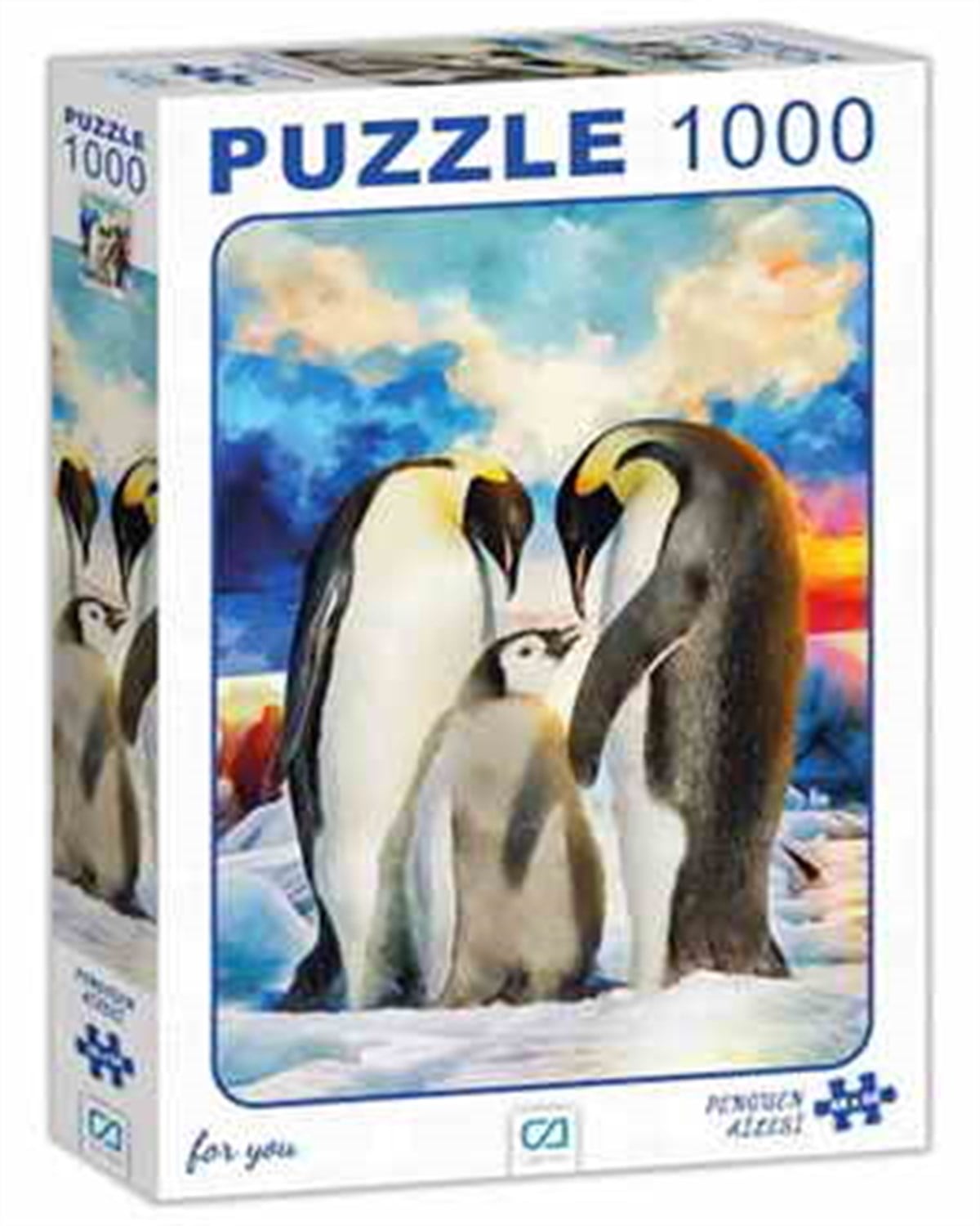 Ca Games Puzzle 1000 Parça Penguen Ailesi 7004