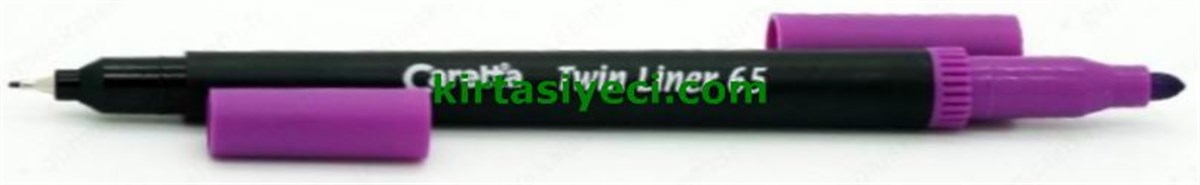 Caretta 65-11 Twinliner Kalem Lila Ad.