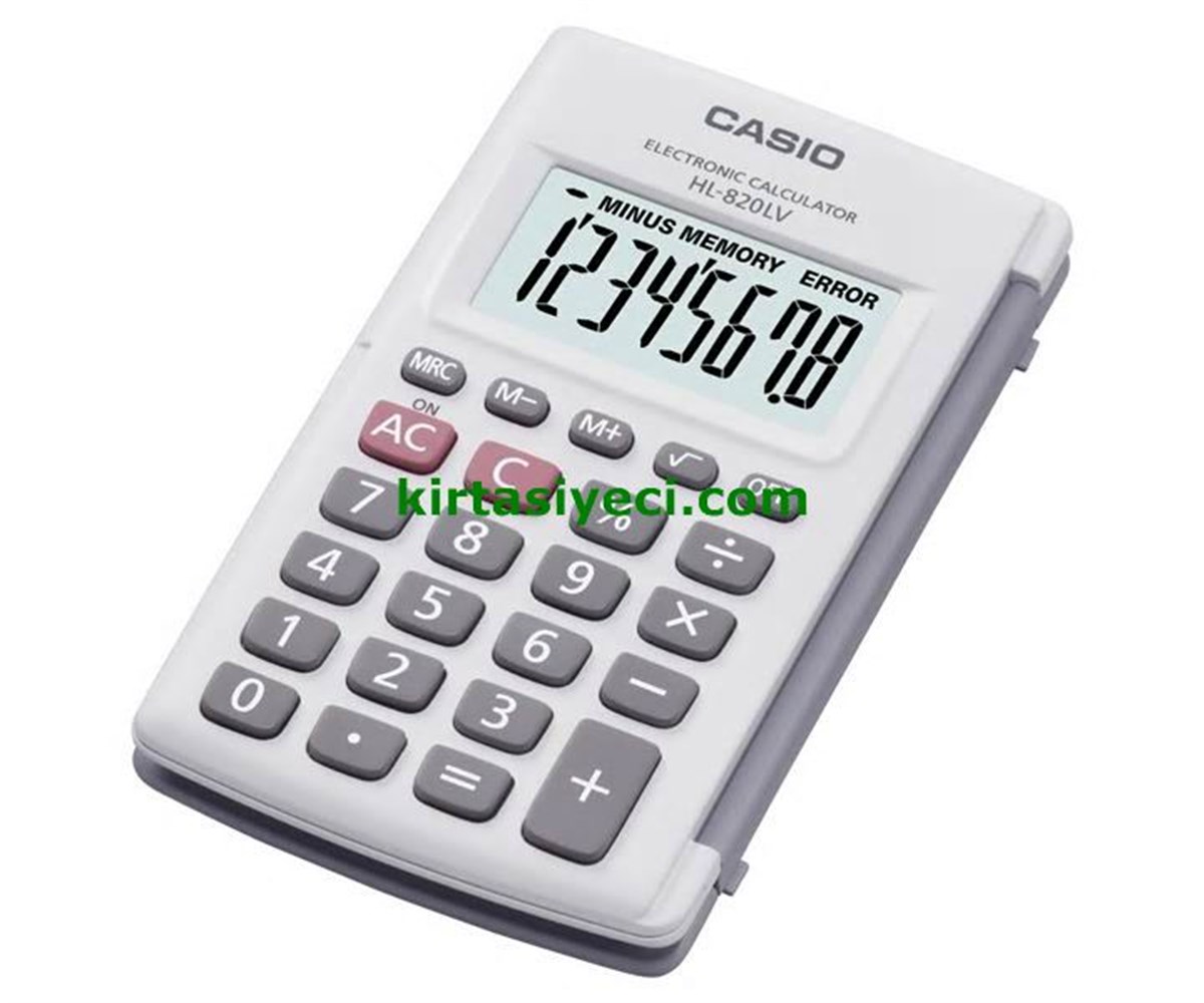 Casio Hl-820Lv-We Cep Tipi 8 Hane Hesap Makinesi