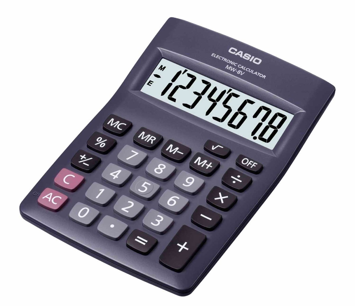 Casio Mw-8V-Bk Masa Tipi 8 Hane Hesap Makinesi