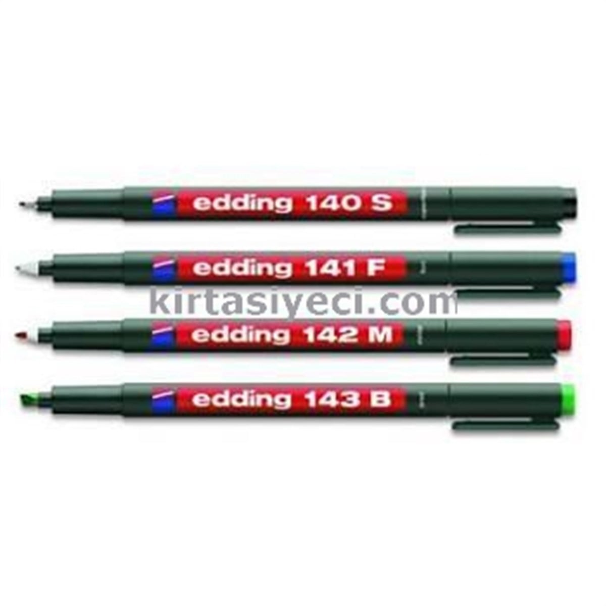 Edding E-142M 01Mm Asetat Kalem Kirmizi Adet 
