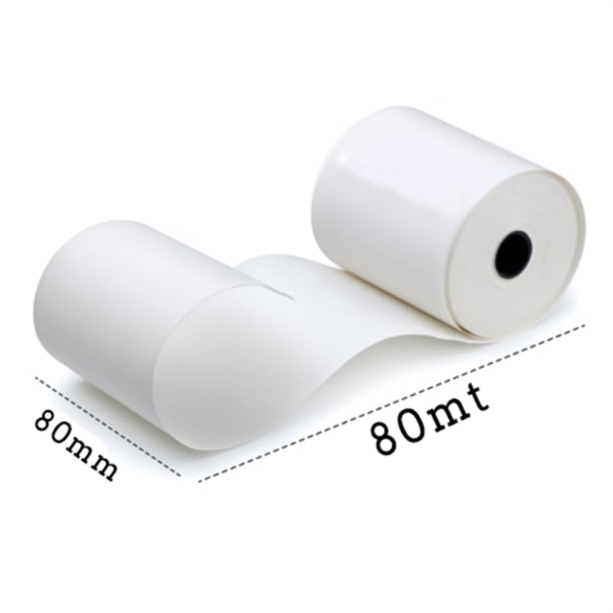 Ermet 80X80 Termal Yazarkasa Pos Rulosu 10Lu Paket