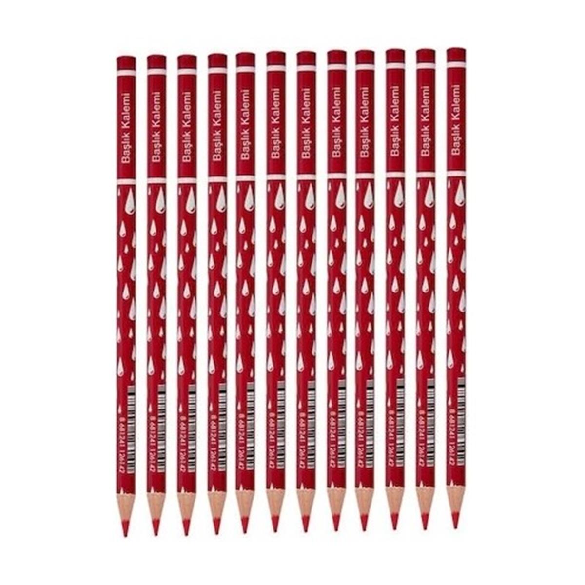 Faber Castell 1131451000 Başlık Kalemi Damla Kırmızı Adet