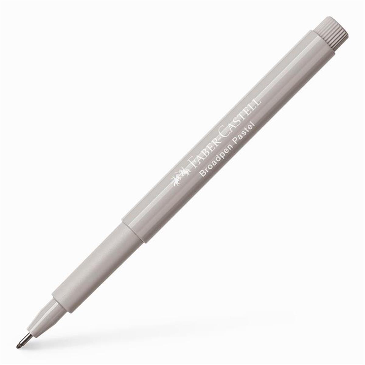 Faber Castell 1554 0.8Mm Broadpen Keçe Uçlu Kalem Gri Adet