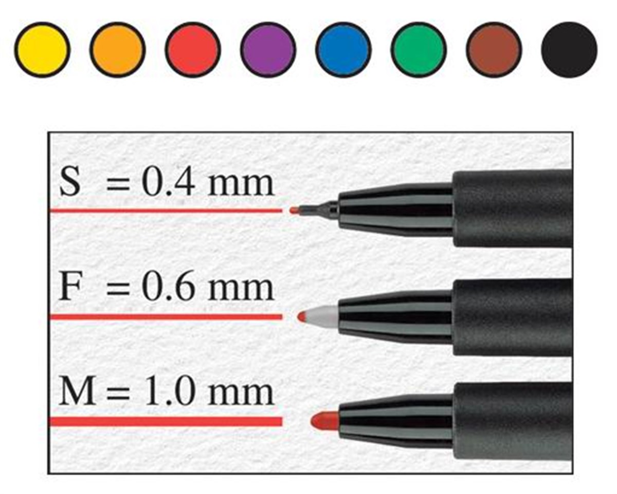 Faber Castell 5010152599 Permanent Kalem Siyah (M) Adet 