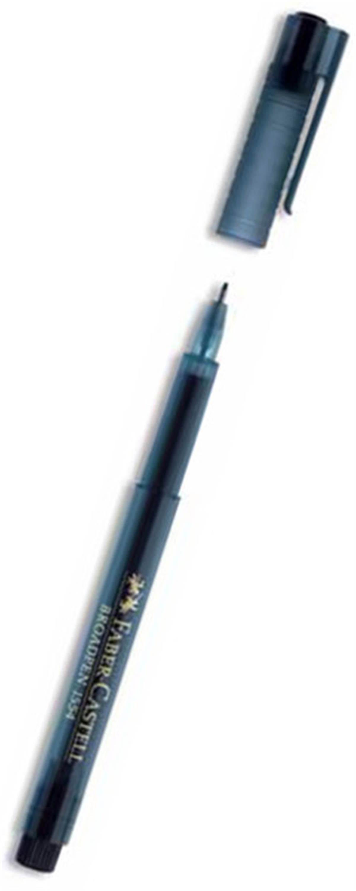 Faber Castell 5020155499 1554 0.8Mm Broadpen Kece Uçlu Kalem Siyah Adet