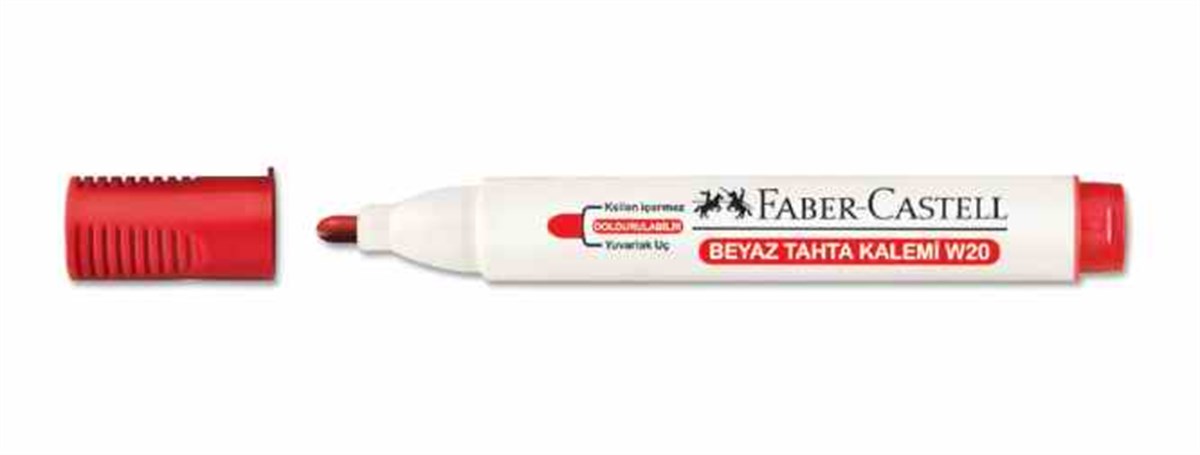 Faber Castell 5050254021 Tahta Kalemi W20 Kirmizi Doldurulabilir