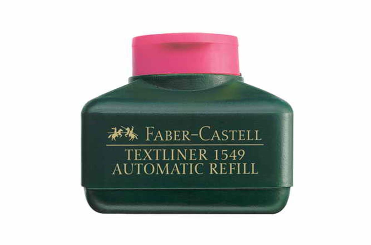 Faber Castell 5150154928 1549 Fosforlu Kalem Mürekkebi 30Ml Pembe