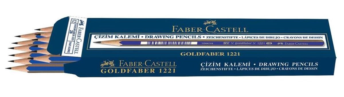 Faber Castell 5165112512 1221 Dereceli Kalem 2H 12 Li Paket 