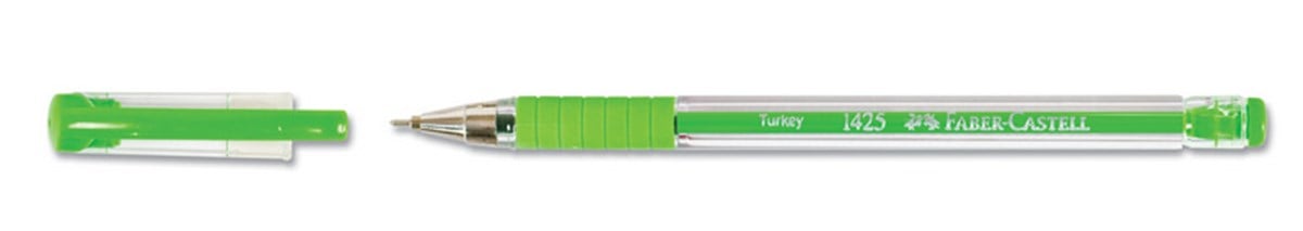 Faber Castell 5215142510 1425 Igne Uç Tükenmez Açik Yesil Adet