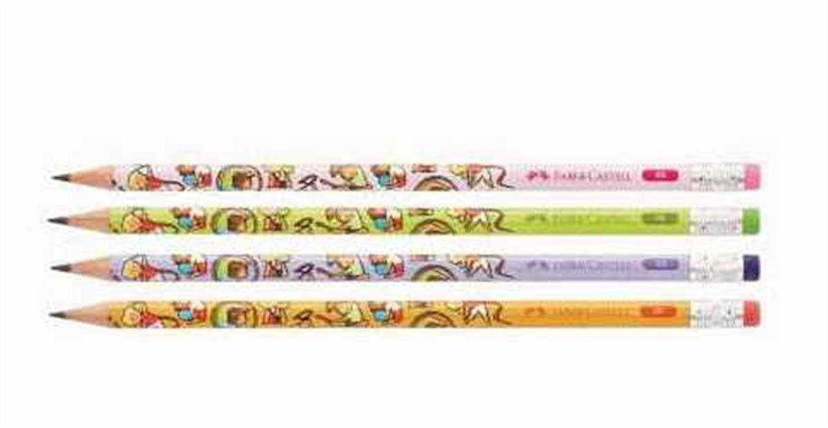 Faber Castell 5244000032 Jimlastik Silgili Kurşun Kalem 2B Adet