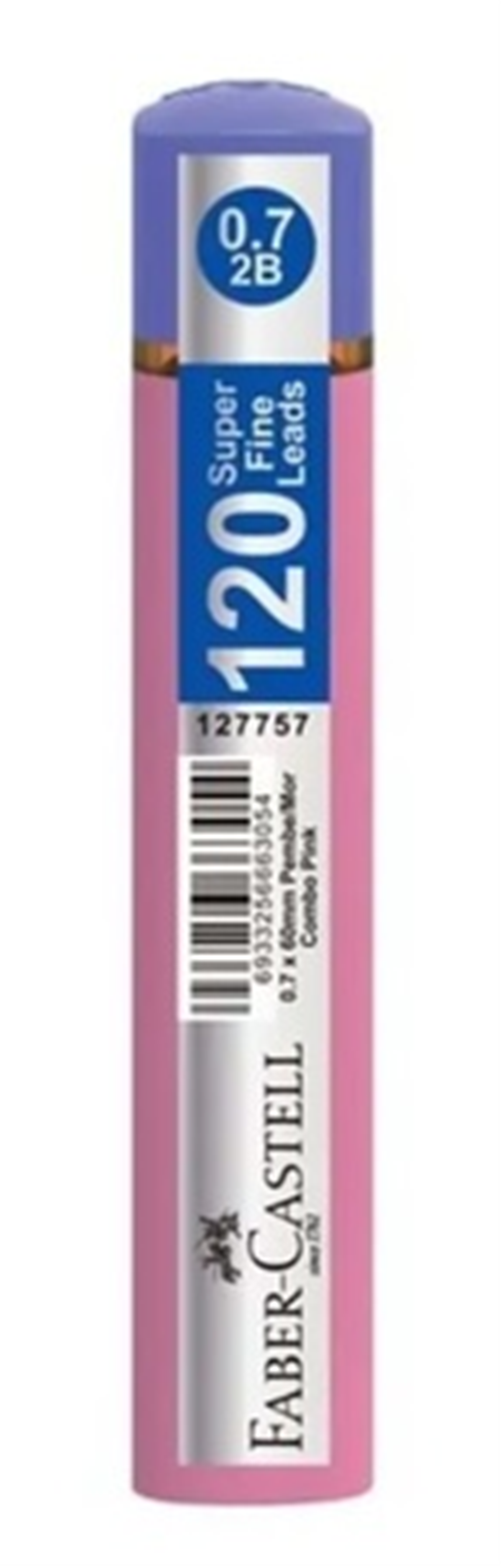 Faber Castell Grip Min Pembe/Mor 0.7 mm 2B 60Mm 120 Li Tüp 127757