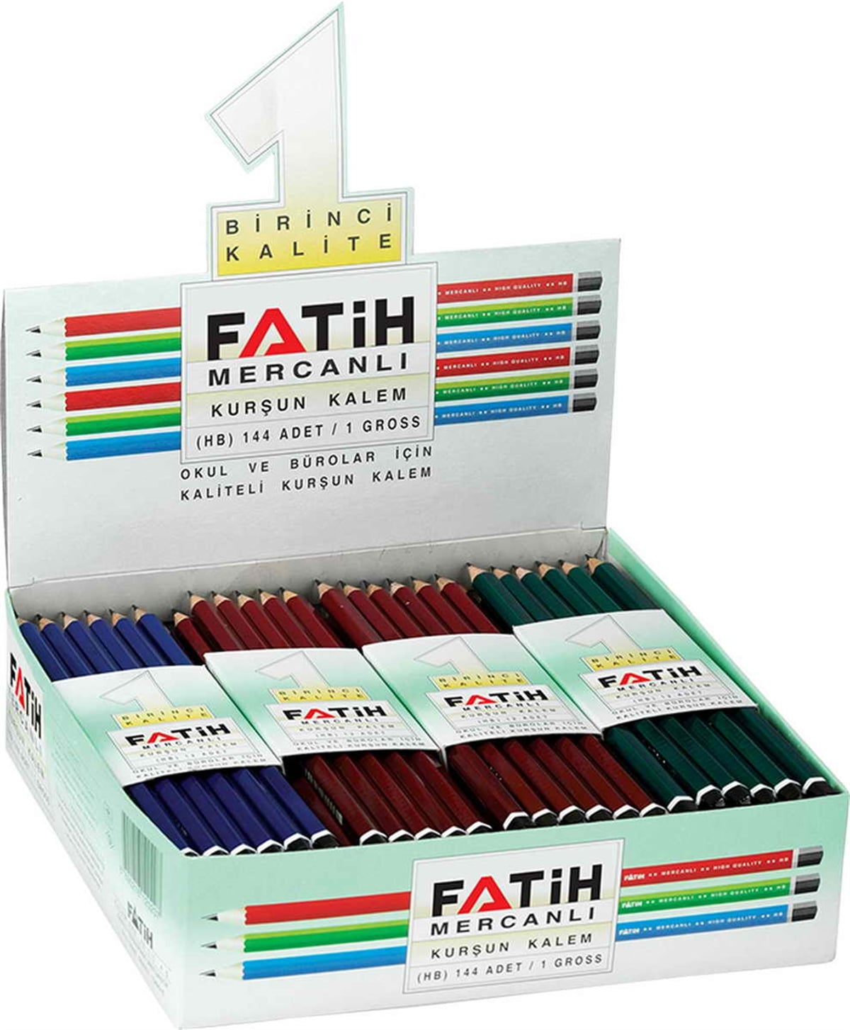 Fatih Fa12010 Mercanli Kursun Kalem 12 Li Paket