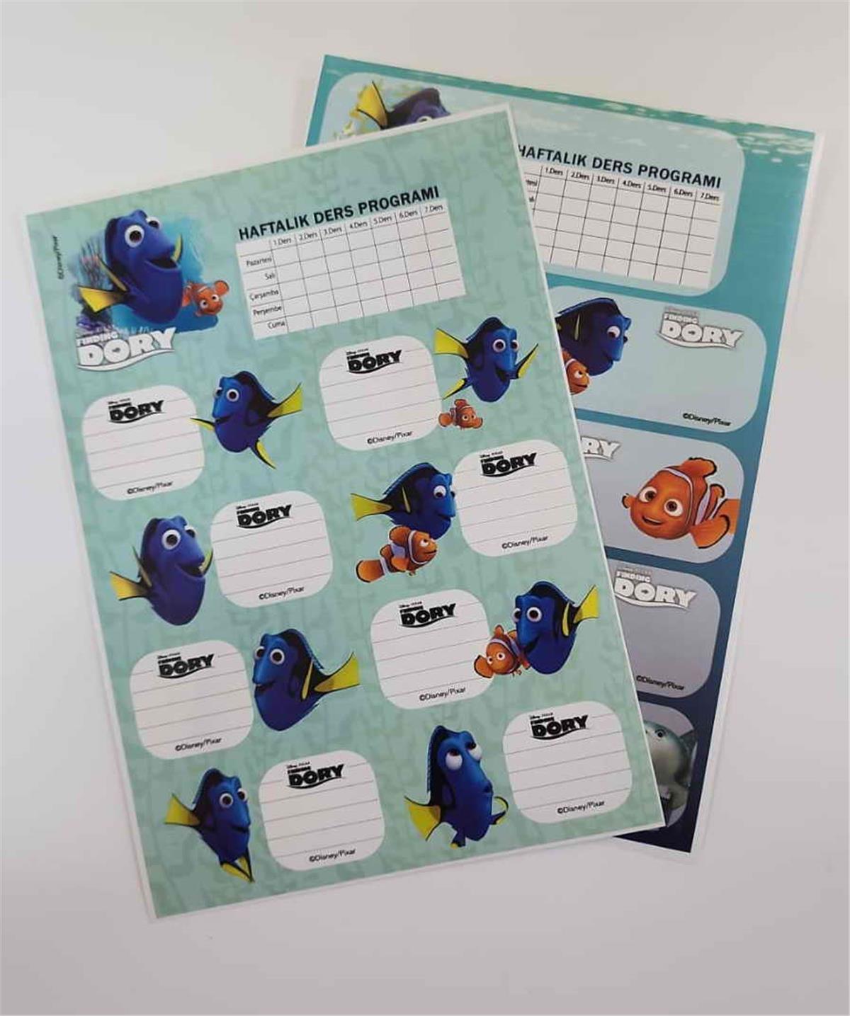 Finding Dory Ders Programli Etiket 1 Adet