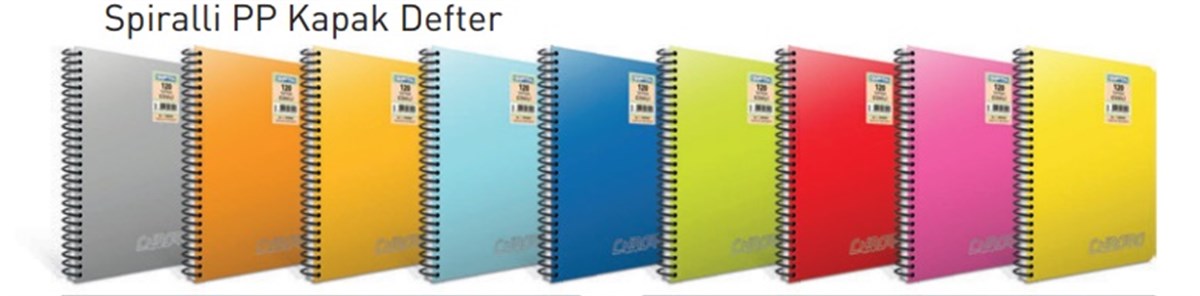 Gipta 3-1337000 Chromo Spiralli Pp Kapak Defter A4 Çizgili 80 Yaprak 