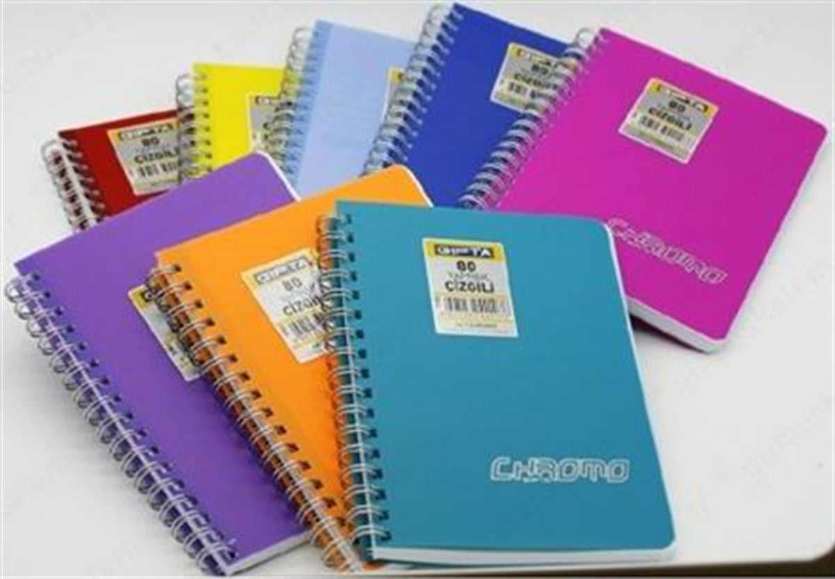 Gipta 3-1351000 Chromo Spiralli Pp Kapak Defter  A6 Çizgili 80 Yaprak 