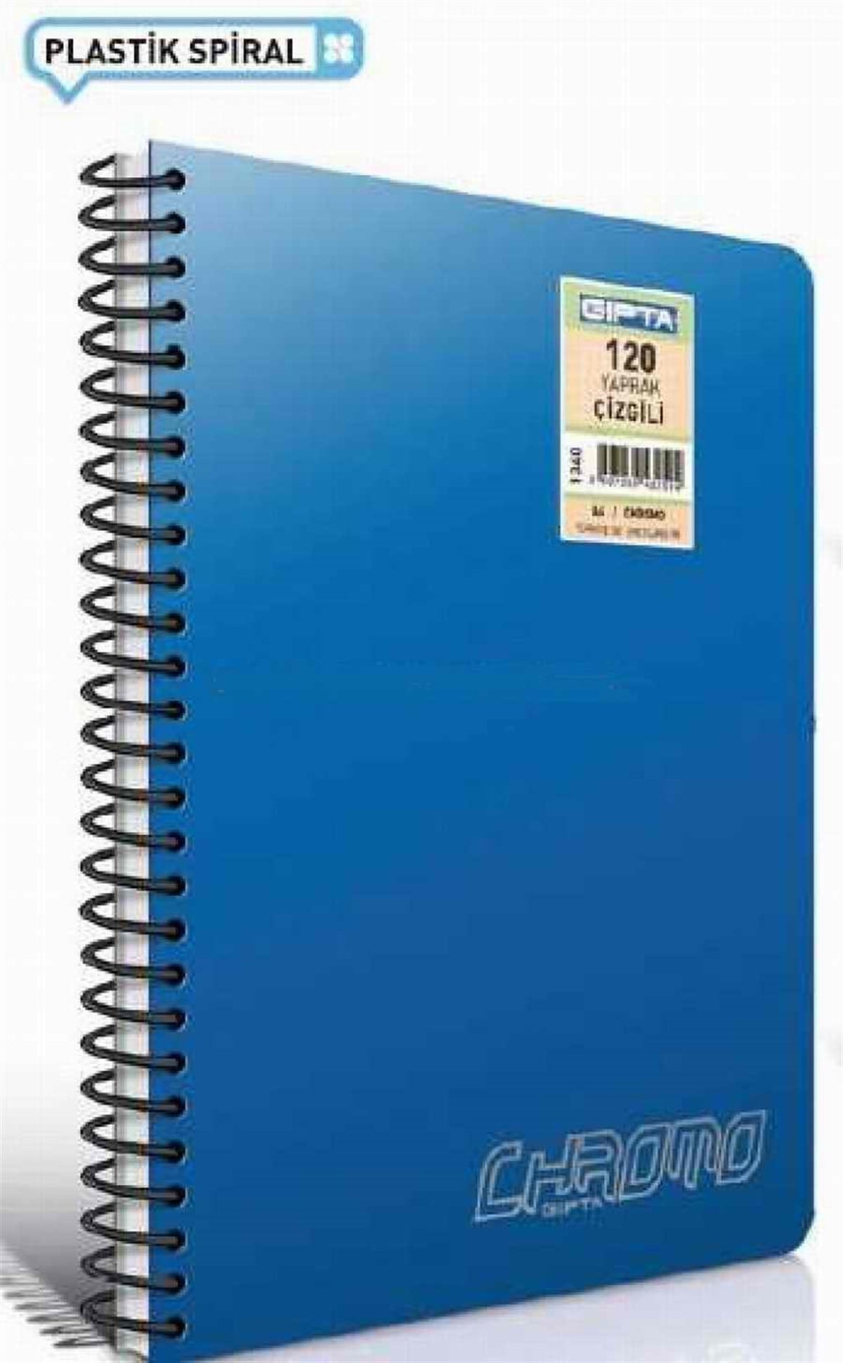 Gipta 3-1352000 Chromo Spiralli Pp Kapak Defter A6 Kareli 80 Yaprak 
